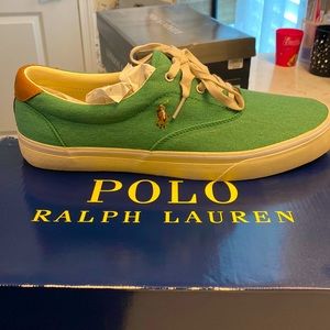 Polo Ralph Lauren washed twill shoes